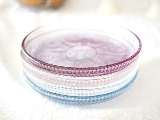 Annette Glass Dessert Plates