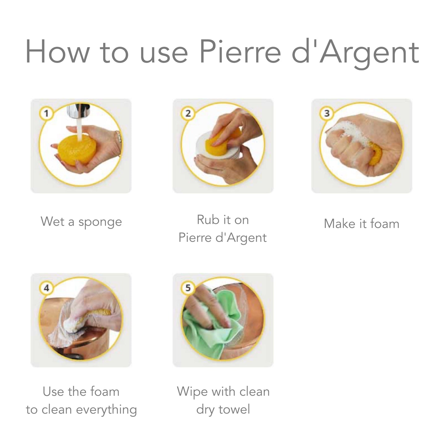 Pierre d'Argent Silverware Cleaner, silverware cleaner, countertop cleaner, pumice cleaner, dutch oven cleaner, silverplate flatware cleaner, ceramic sink cleaner, porcelain sink cleaner, stainless steel pot pan cleaner, all natural surface cleaner