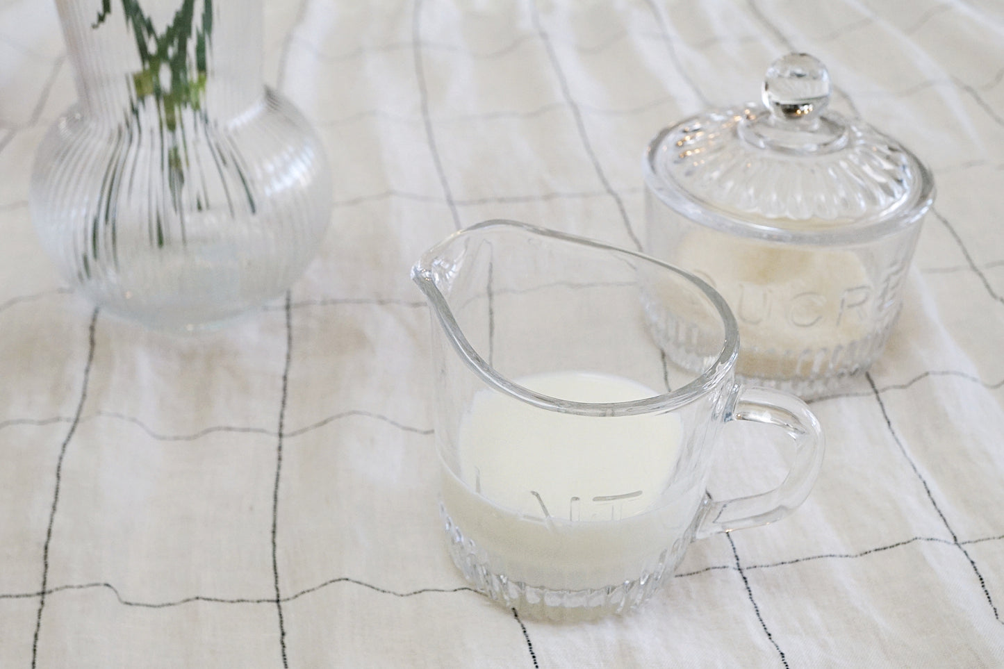 Clear Glass Creamer