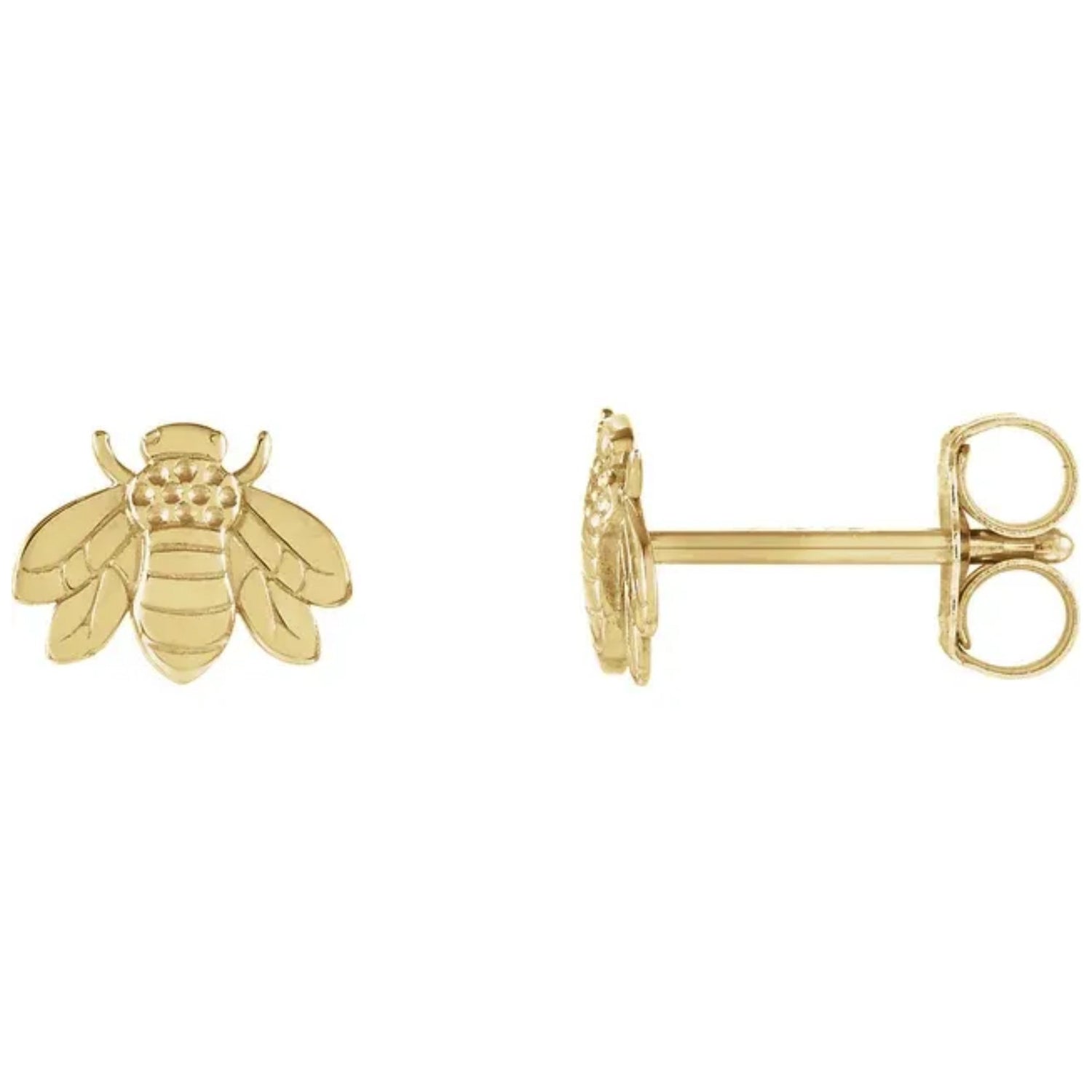 Ojai Jewelry 14k gold Bee earrings