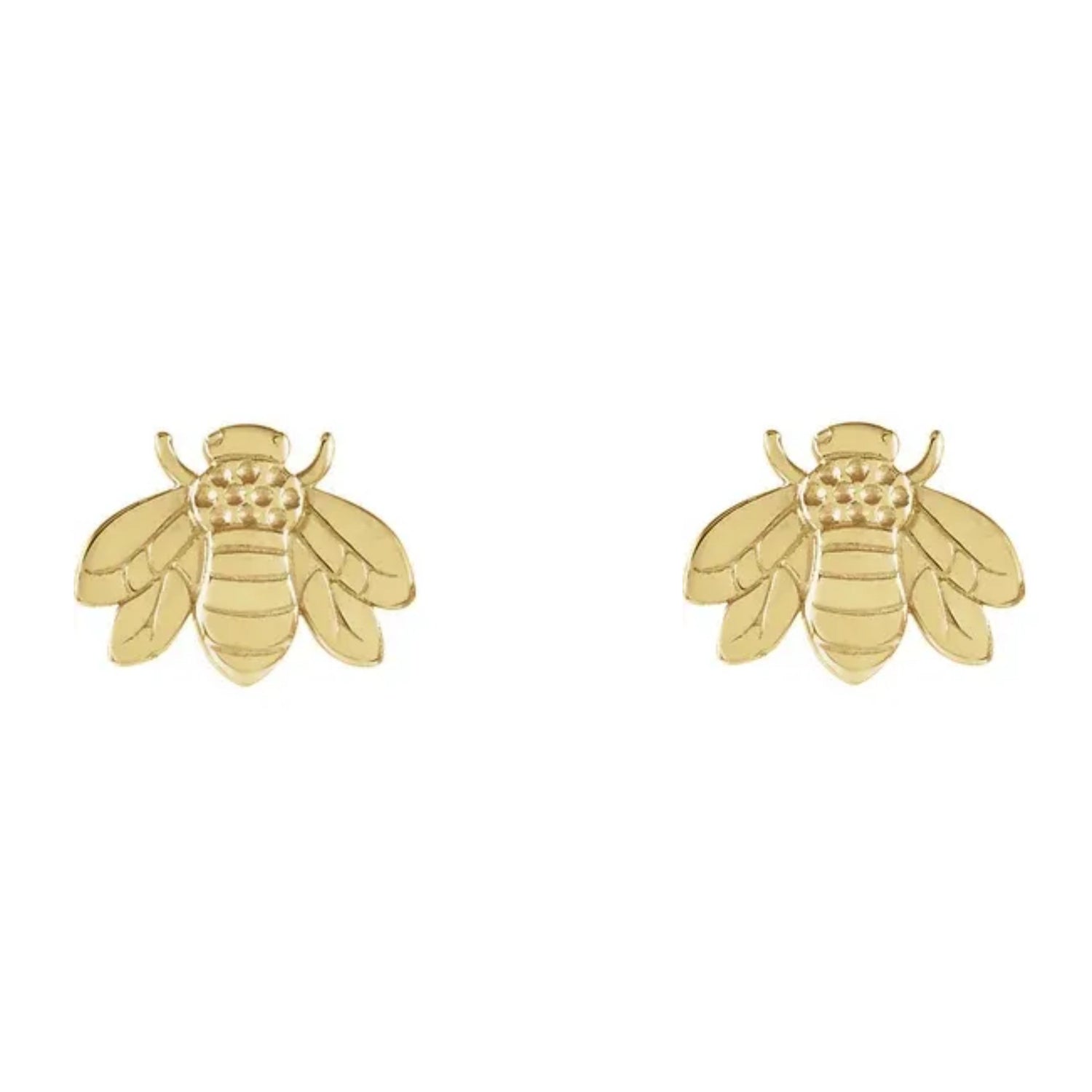 Ojai Jewelry 14k gold Bee earrings