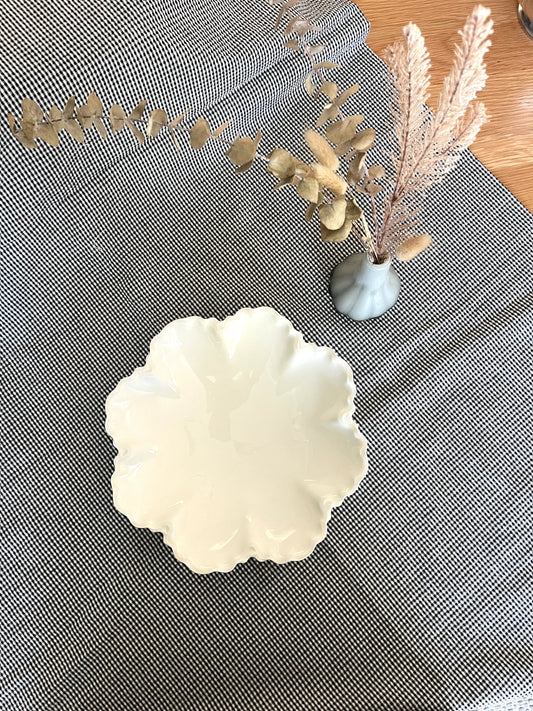 vintage salad bowl, vintage plate, french vintage plate, vintage porcelain, vintage ceramic, antique bowl, antique plate, french home decor, french farm house, french antique, shabby chic, BOHO home decor, vintage silverware