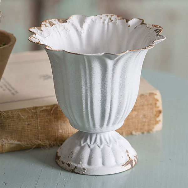 Rustic fluted vase set