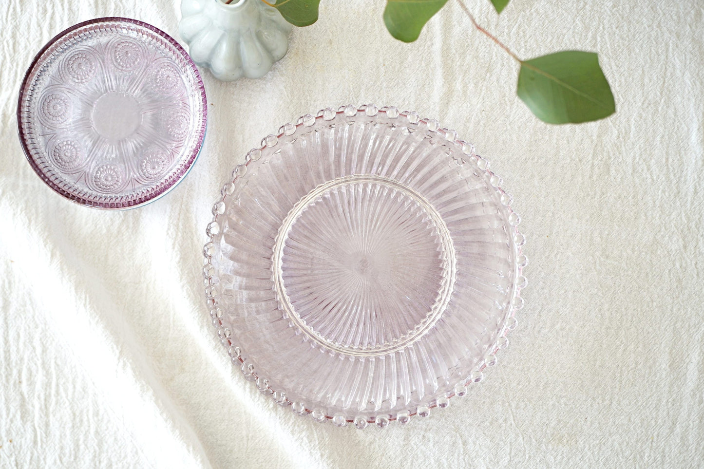 Annette Glass Dessert Plates