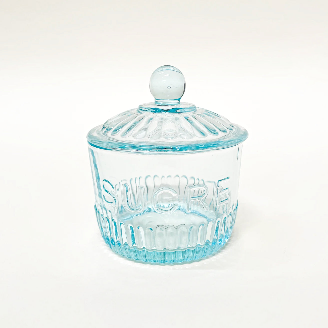 Glass Sucre Bowl with Lid