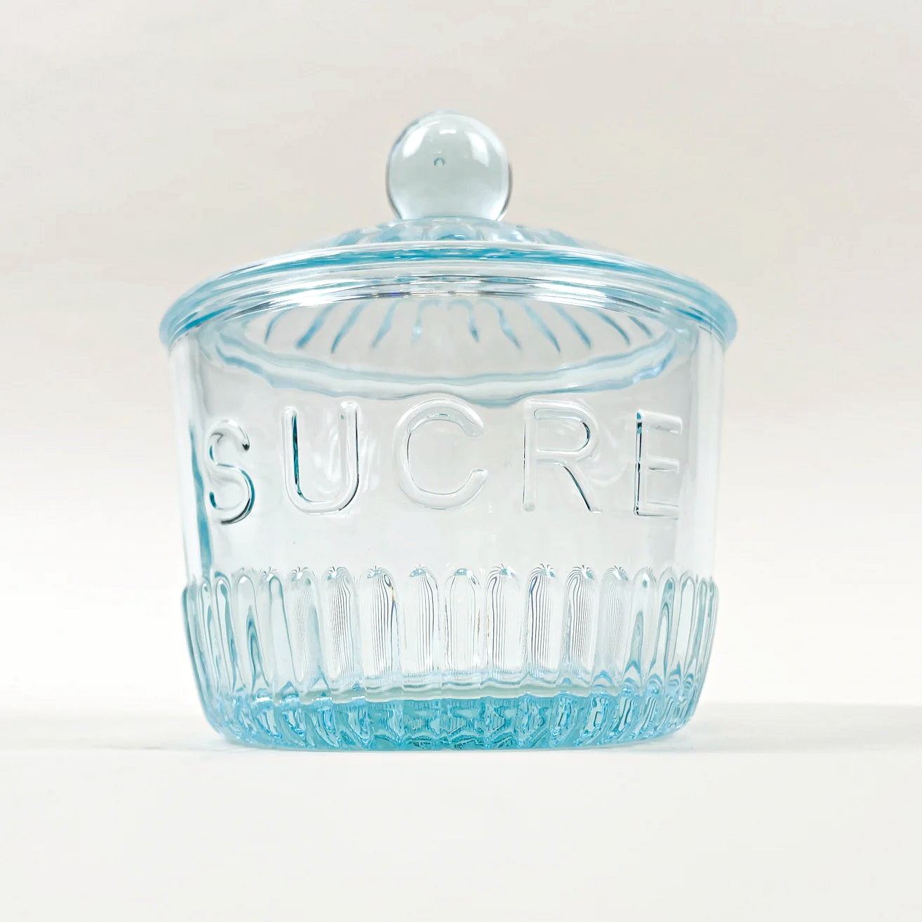 Glass Sucre Bowl with Lid