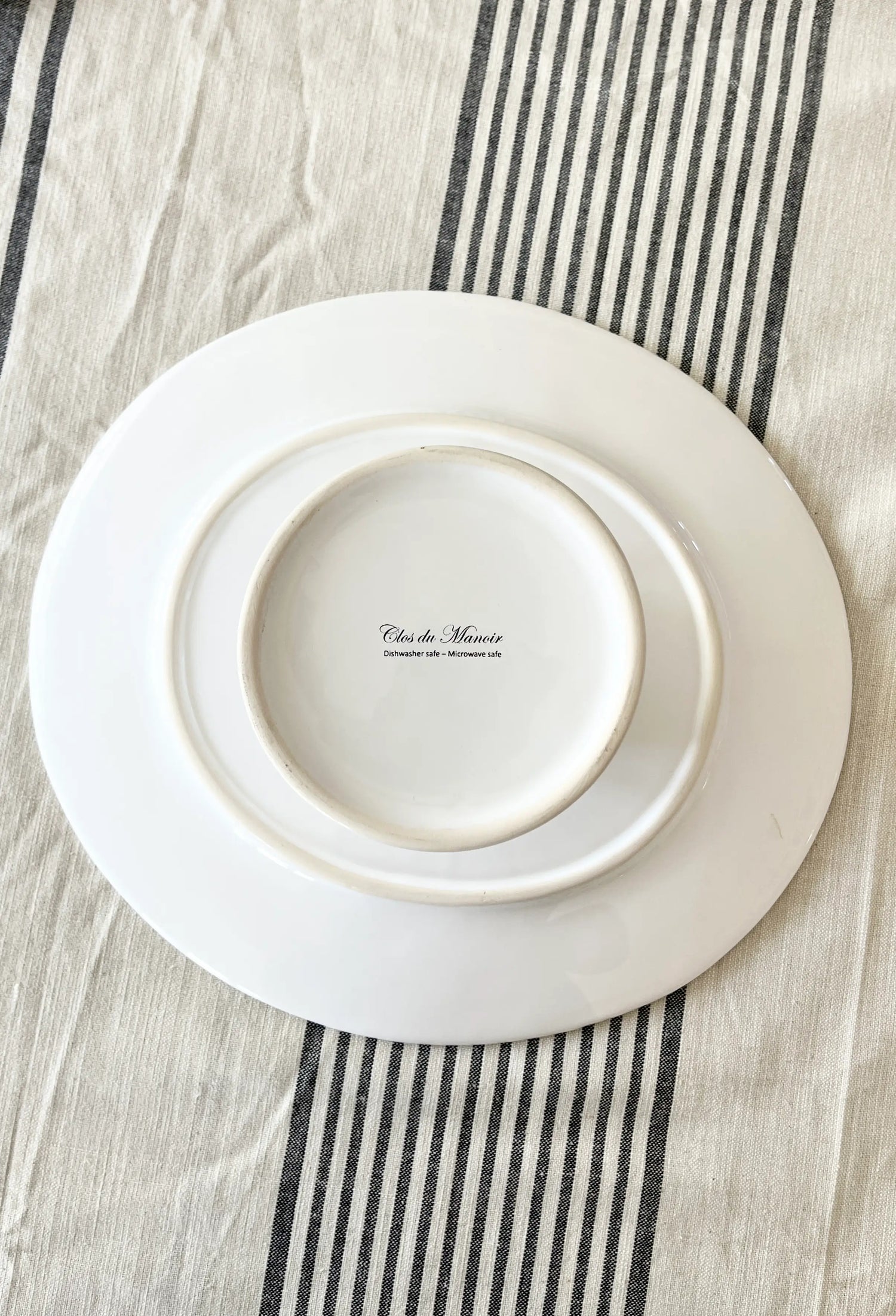 Ceramic Oval Footed Serving Platter