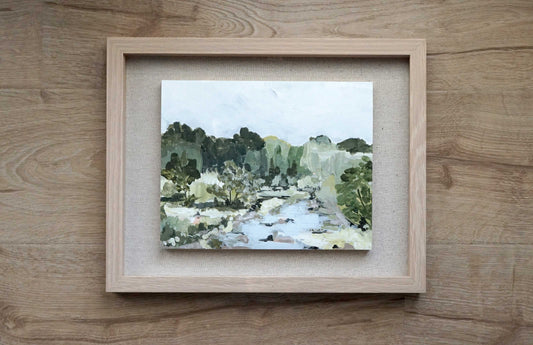 Framed Wall Art 'Countryside Creek'