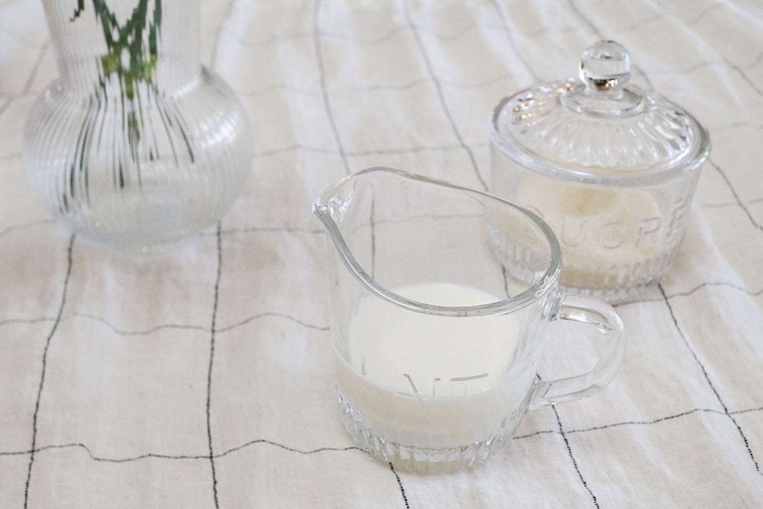 Clear Glass Creamer